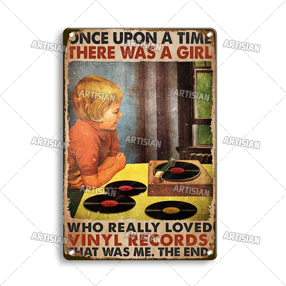 Artisian Music Metallschild Vinyl Blechposter Instrument Dekorative Platte Wanddeko Garage Bar Pub Club Hotel Café Küche Zuhause