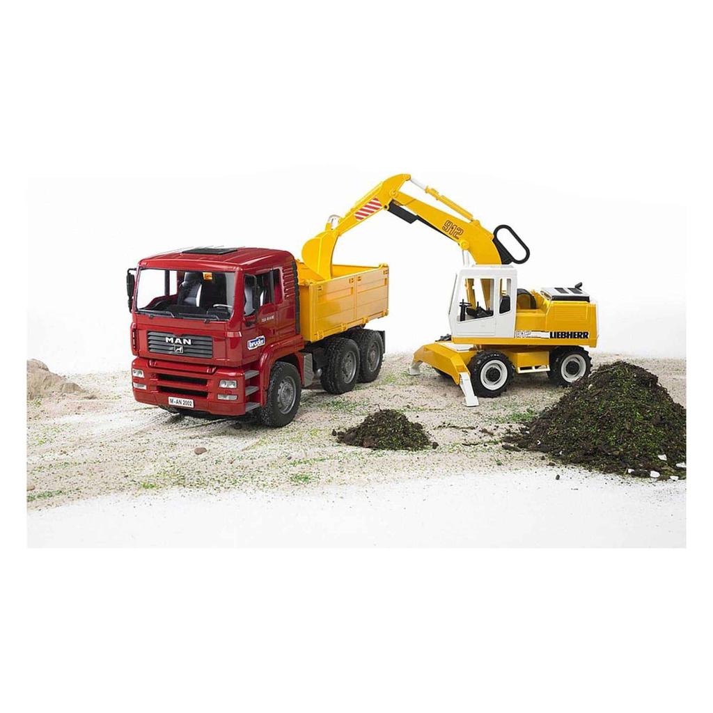 Bruder MAN Truck & LH Excavator BR02751