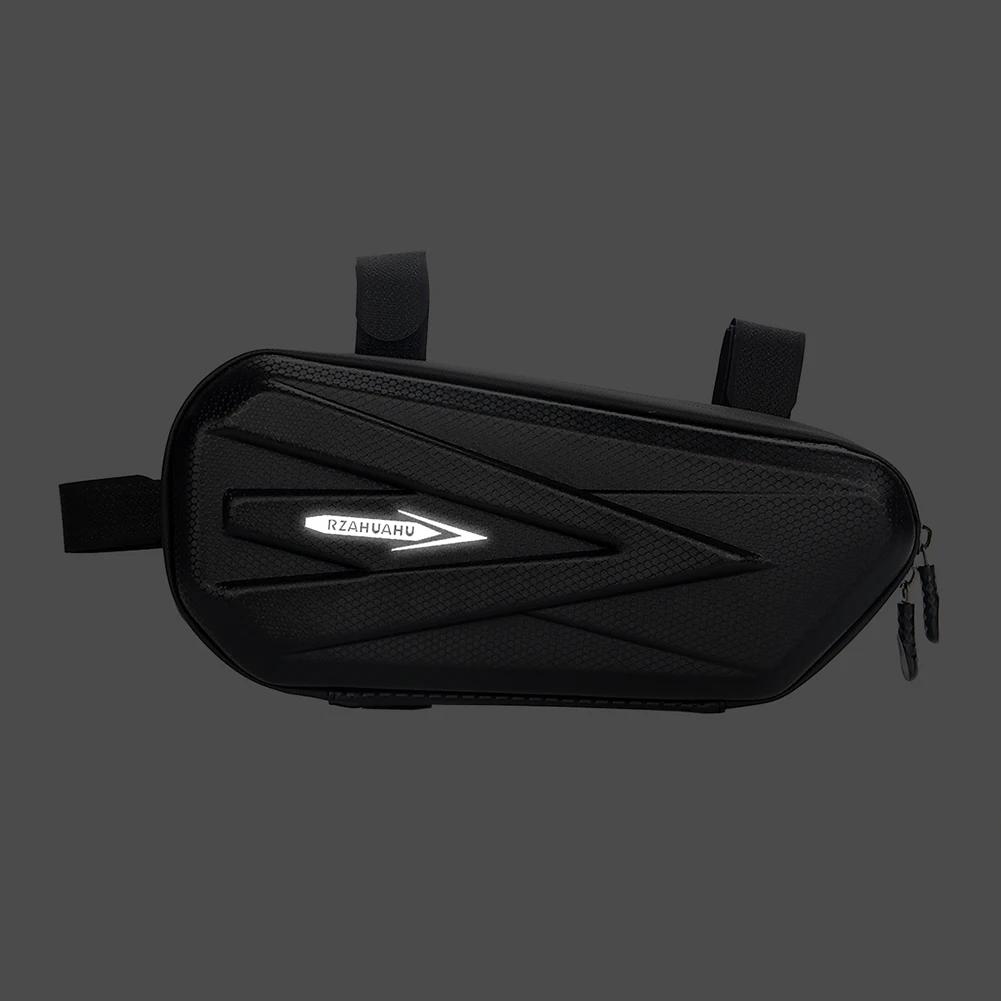 Motorcycle Side Bags Universal for EVA Hard Shell Waterproof Motorcycle Electric Bike Hanging Bag Mtb Bike Triangle Pouch Bag