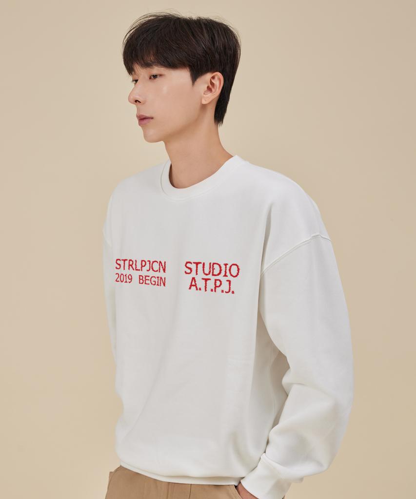 ASTRAL PROJECTION Ap Studio Begin Loose Fit Sweatshirt_White