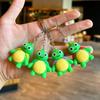 Creative Cartoon Animal Series Keychain Pendant, Soft PVC, Cute Sea Turtle Bag Accessory, Exquisite Gift