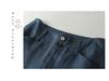 Women's Summer High-Waisted Drapey Linen Straight-Leg Pants - Slimming, Semi-Elastic, Wide-Leg, Casual, Long Cotton Linen Pants