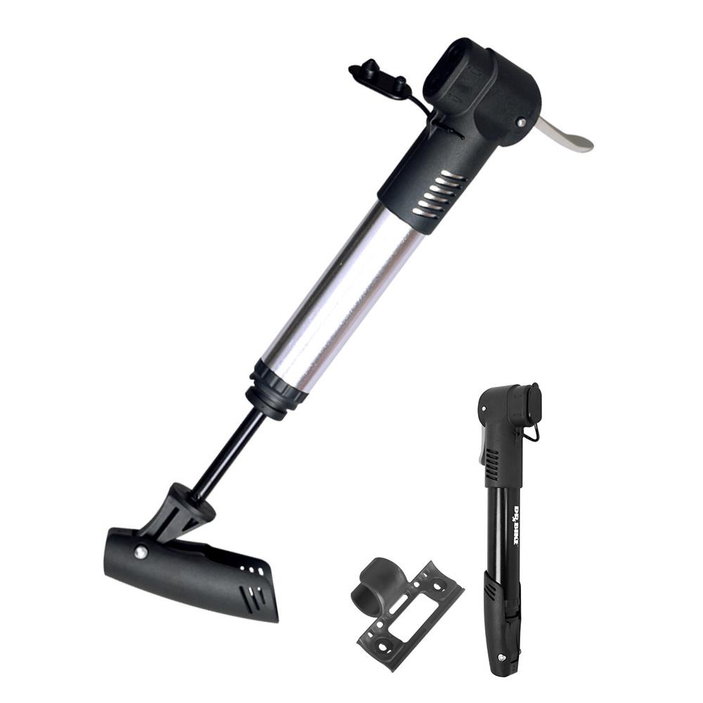 Bicycle Pump Aluminum Alloy Mini Pump for Bicycle MTB Portable Inflator with Holder