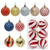 6Pcs/Set Gift Xmas Tree Decoration 6cm Christmas Spheres Pendant  Party Decoration