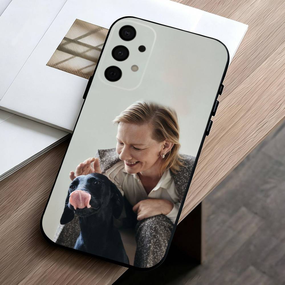 German Actress Sandra Huller   phone Case For Samsung Galaxy A73,A72,A71,A70,A53,A52,A51,Others Soft Black Shell