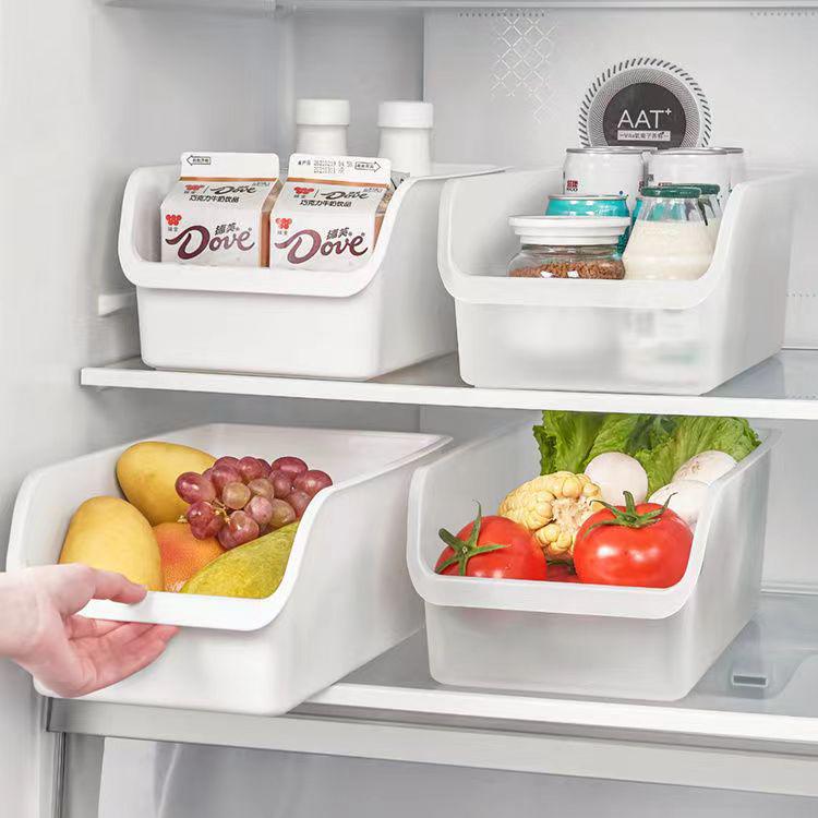 Transparent Portable Refrigerator Storage Basket for Fruit, Vegetables, and Cola - Home Fresh-Keeping Box