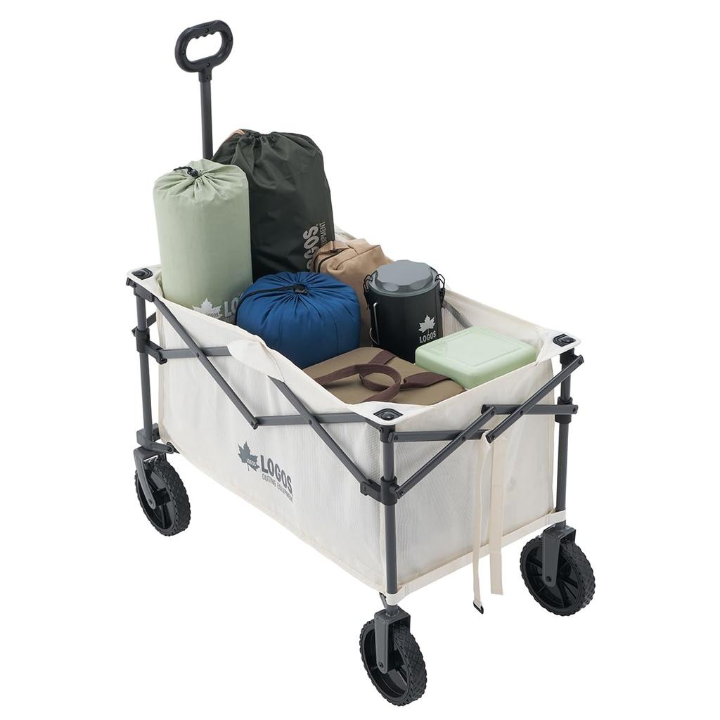 LOGOS Smart Teslin Carry Cart 84720751 Disaster Preparedness - Camping, Outdoor, Compact, Stain-Resistant, Foldable,
