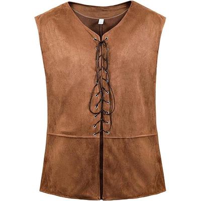 Medieval Renaissance Pirate Gothic Steampunk Vest Lace-up Vest That Can Be Worn By Both Men And Women