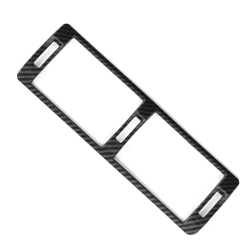 Central A C Air Vent Outlet Frame Trim Interior Decoration Fit for 5 Series E39 1996‑2003Carbon Fiber Style