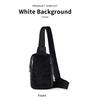 Men's Retro Genuine Leather Crossbody Chest Bag - Trendy Shoulder Bag for Commuting