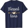 Blessed Nana Shirt Cute Mothers Day Gifts T-Shirt Men Clothing T Shirts for Men Women Young Cotton Daily Four Seasons Tees