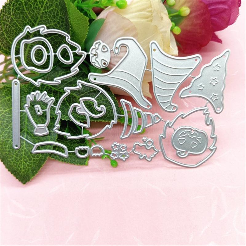 Metal Cutting Dies Christmas Santa Scrapbooking Decorative Embossing Paper Cards