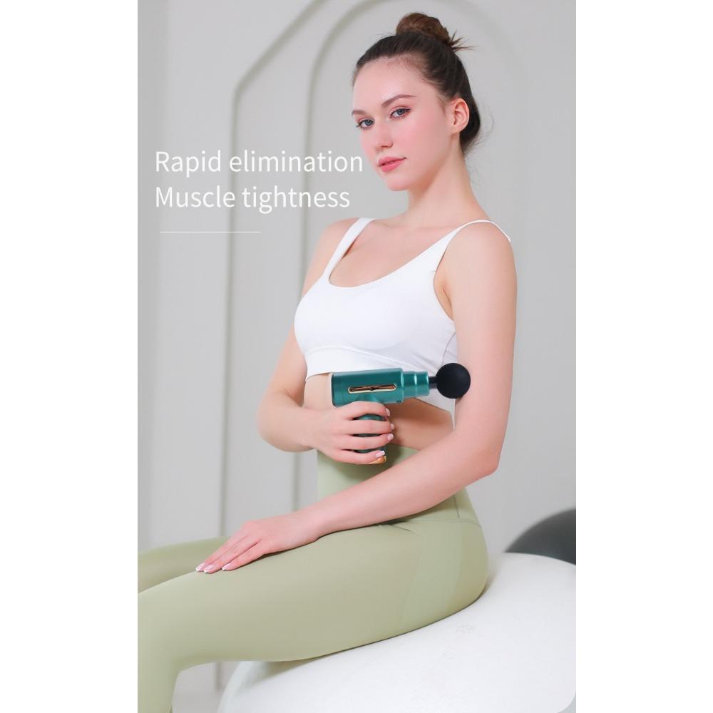 Mini Massager Fascia Gun Rechargeable Fascia + Direct Supply Muscle Fitness Neck Gun Electric Vibrator