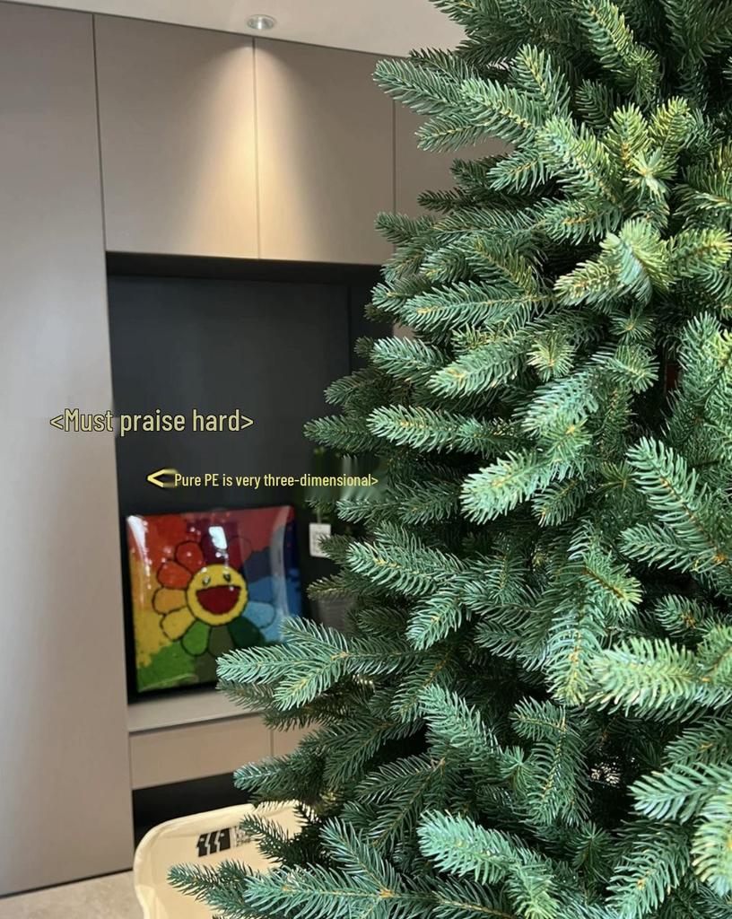 Luxurious Dense Artificial Christmas Tree with Lights - Secure, High-End Design Available Now