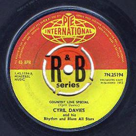 

7inch Record CYRIL DAVIES & HIS RHYTHM & BLUES A - Country Line Special / Chicago Call 7N25194 Pye Internation 1963 UK Blues Used