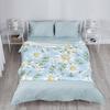 Daisies and Watercolor Wildflowers Fleece Throw Blanket Ultra Soft Cozy Decorative Flannel Blanket for Home Bed Couch Chair Trav