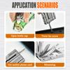 Multi-Tool 12-In-1 Multi-purpose Screwdriver Bottle Opener Phone Holder Carabiner Portable Camping Home