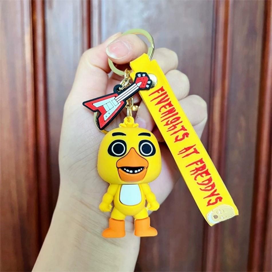 Cartoon-Spiel-Actionfigur FNAF Freddys Fazbear Bär Puppenmodell Spielzeug Fünf Nächte Freddy Schlüsselanhänger für Kinder Geburtstagsgeschenk