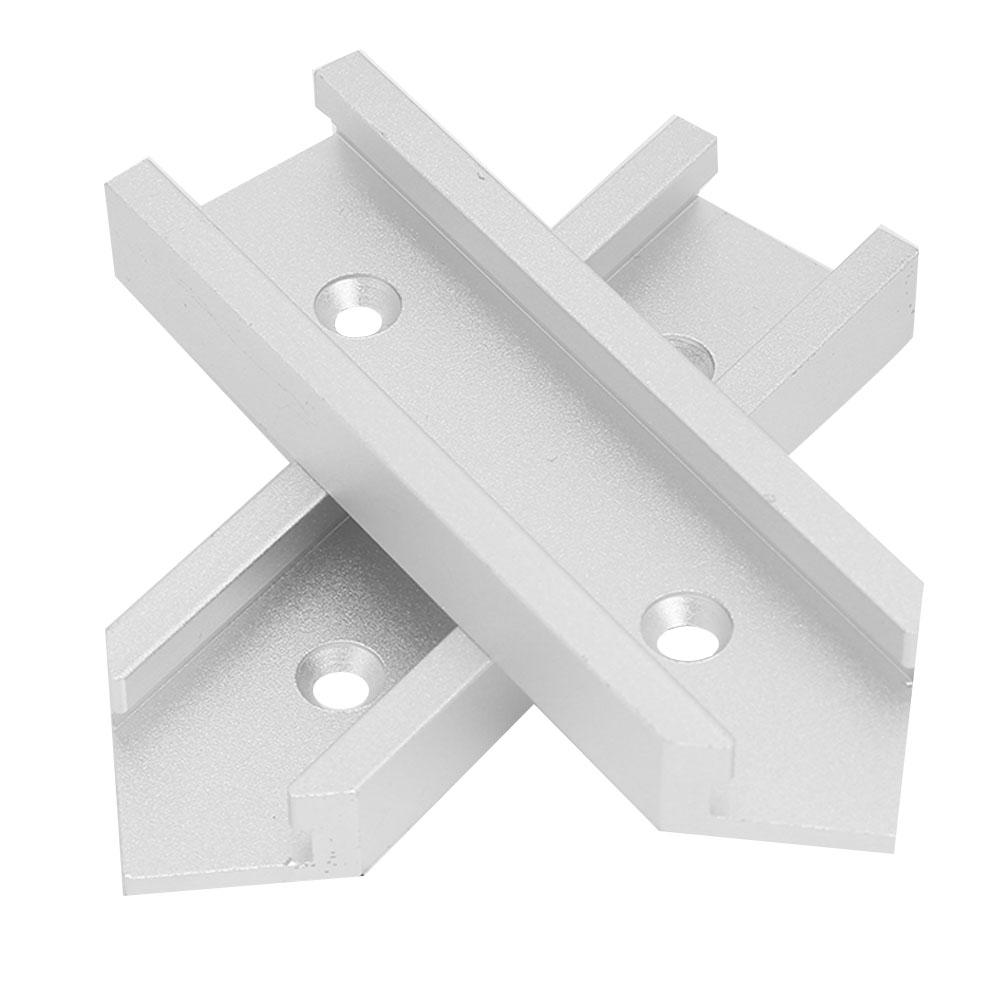 4 Pcs T Track Connector Miter Track Jig Fixture Slot Connector For Router Table