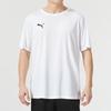 Puma Ss24 Solid Color Fitness Fashion Breathable Casual Round Neck Sports Short Sleeve T-Shirt Men Tops White 706132-04