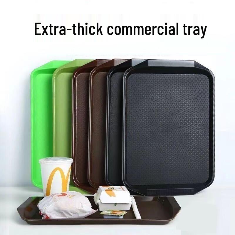 Rectangular Melamine Fast Food Serving Tray