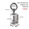 304 Stainless Steel U-Shaped Tiger Pipe Clamp Fastening Clip