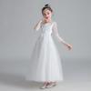 Prinzessinenkleid Mädchen Garn Frühling Sommer Langarm Modisch Kinderaufführung