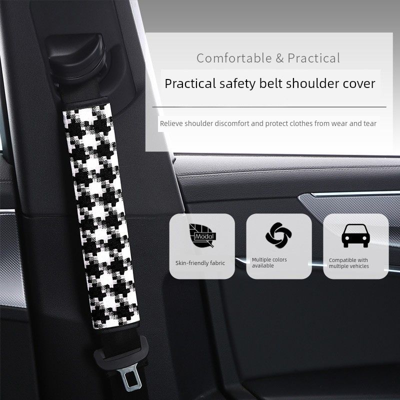 Car Seat Belt Shoulder Pads for Women 27cm 33cm Extended Anti-Wear Seat Belt Covers Anti-Strangling Seat Belt Covers