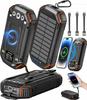 Powerbank Ładowarka Solarny 20000Mah 5Xusb Latarka Karabińczyk Qi Acelufly