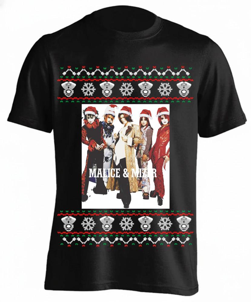 Malice Mizer Ugly Christmas Cotton Black T Shirt S-5XL TT568 Unisex T-Shirt L