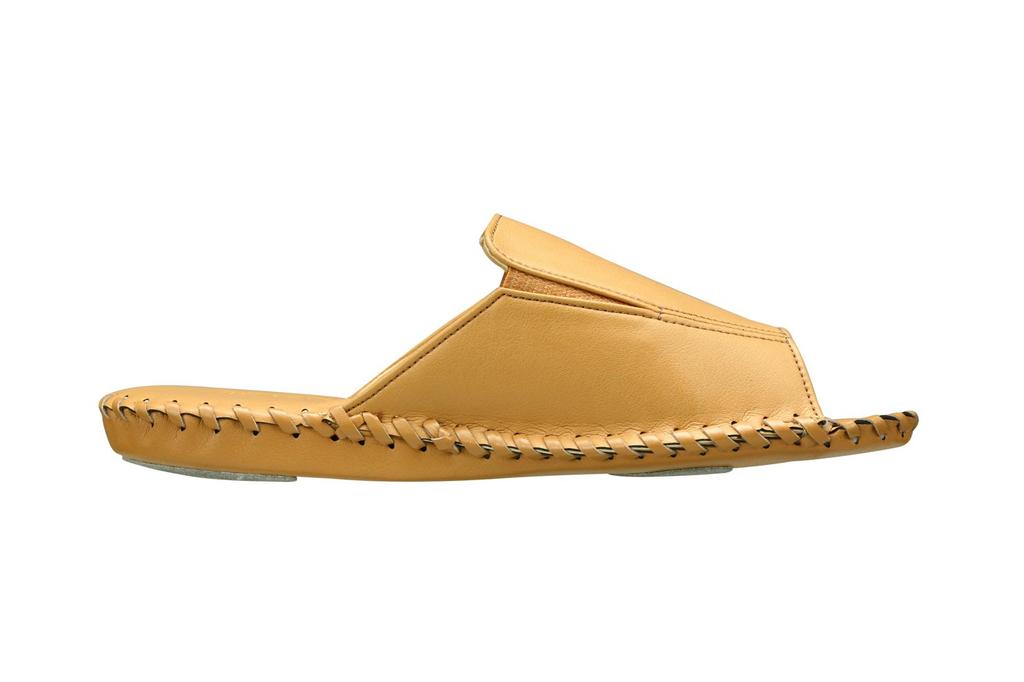 Pansy 9728 Indoor Slippers, Large, Camel