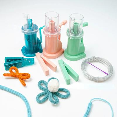 DIY Hand Knitting Machine Spool Knitter Wool Winder Craft Cord Weave Tool for Knitting Spiral Loop Knot DIY Craft