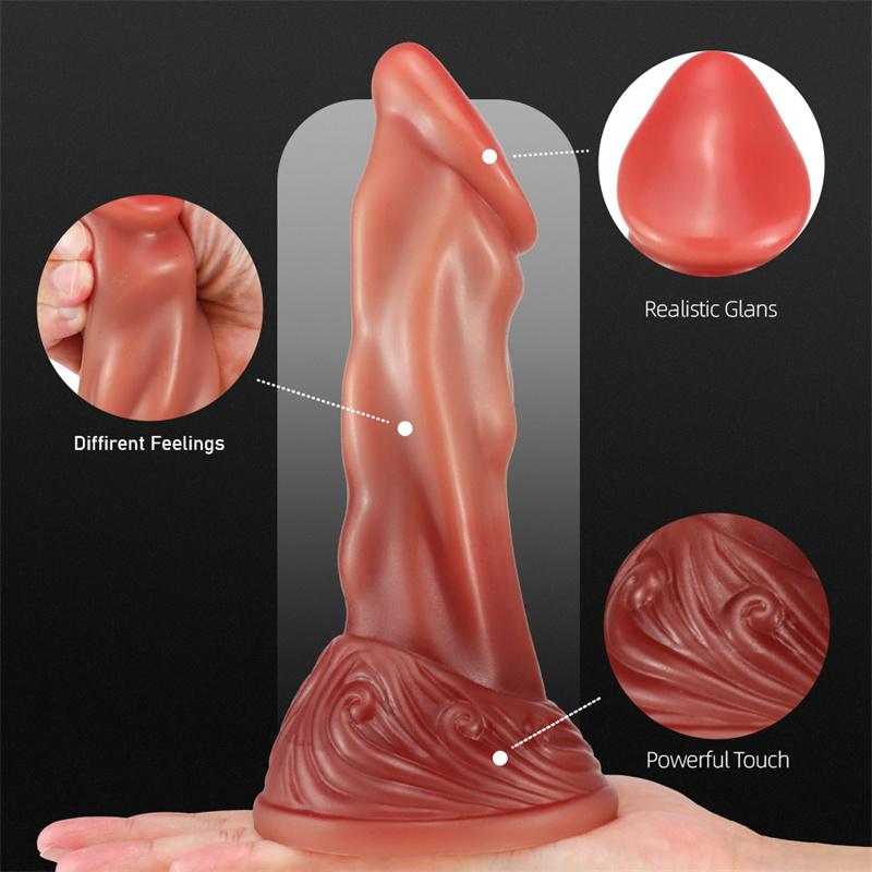 Female Masturbator Simulation Penis Super Large Silicone Soft Super Thick Fake Penis Adult Products