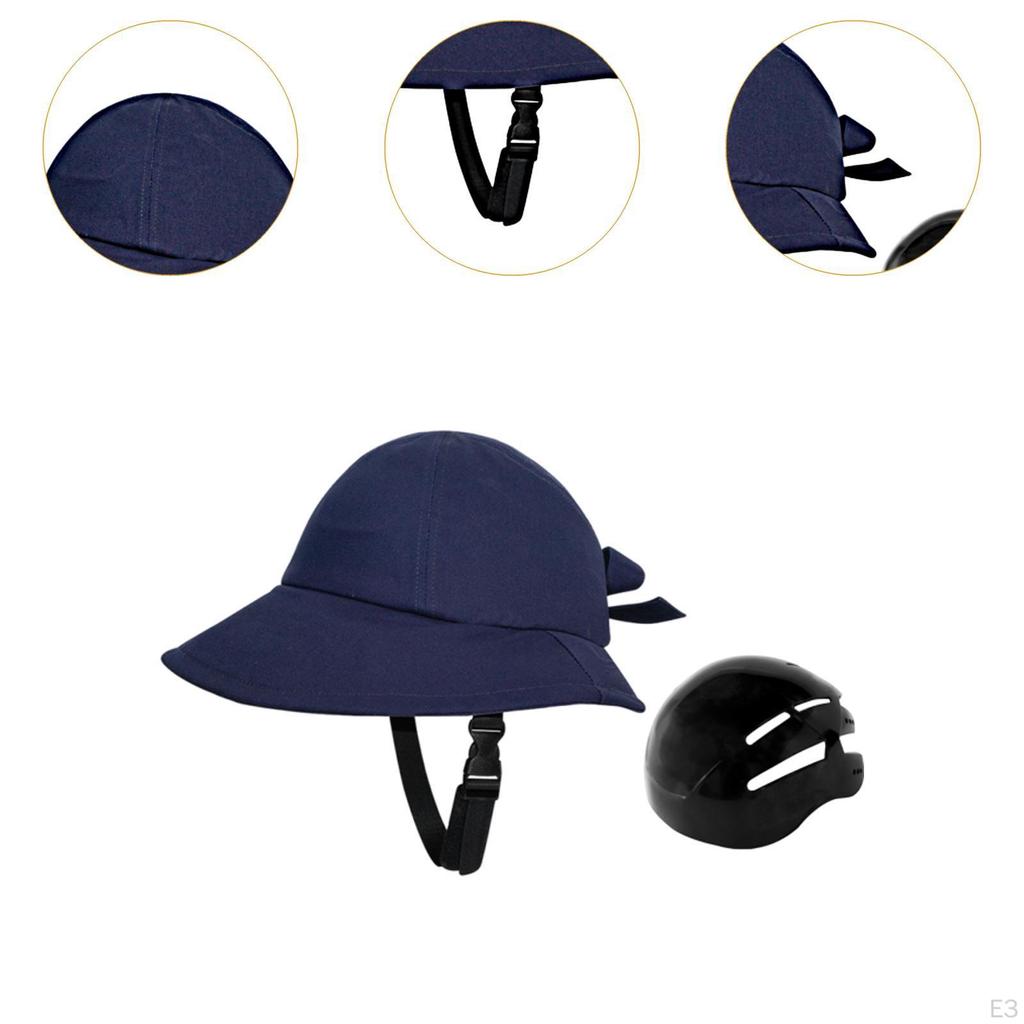 Nastavitelná cyklistická čepice s tvrdou skořepinou pro venkovní použití, široký okraj a podbradní pásek