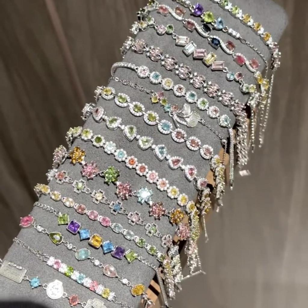 Elegante Geometrische Zirkonia Armband voor Damesmode - Veelzijdig, Trendy Bangle Sieraden