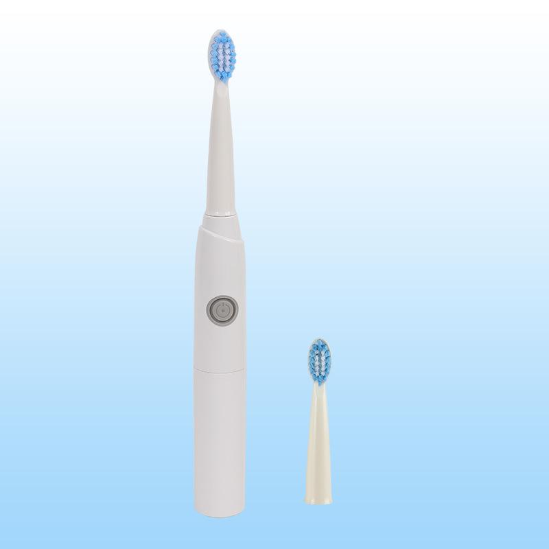 Electric Toothbrush Soft Bristle 2 Brush Dry Battery Model IPX7 Waterproof Electric Toothbrush