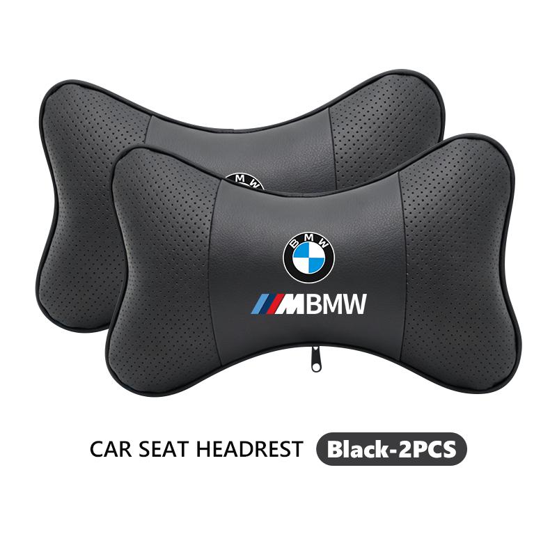 OOYR4 Car Neck Pillow Seat Headrest Protective Pad Head Lumbar Support For BMW M 1 3 4 5 6 7 Series M3 M6 F01 F02E34 E36 E70 F10 X6 X1