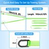 Moonoom 17.5Ft Heavy Snowmobile Tow Strap With Two Hook,400Kg Break Strength Reinforced Emergency Off Tow Rope,Snowmobile Accessories,Safety Kit For