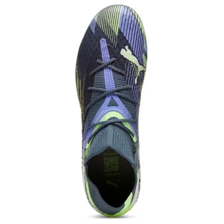 Puma FUTURE 7 ULTIMATE Comfortable Artificial Turf Abrasion Resistant Soccer Shoes Men's Blue Green 107922-03