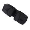 34L Bike Rear Seat Bag Waterproof Double Side Bicycle Saddle Bag with Reflective Strips for Bicycle Night Riding Cycling Black