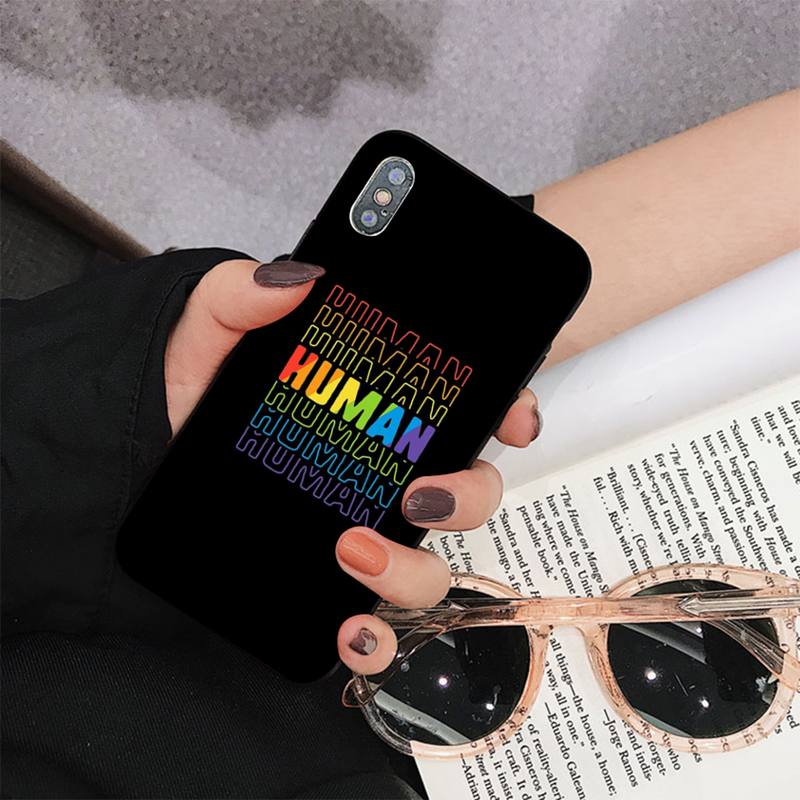 Gay Lesbian LGBT Rainbow Pride Phone Case for iPhone 11 12 13 Mini Pro Max 8 7 6 6S Plus X 5 S SE 2020 XR XS 10 case