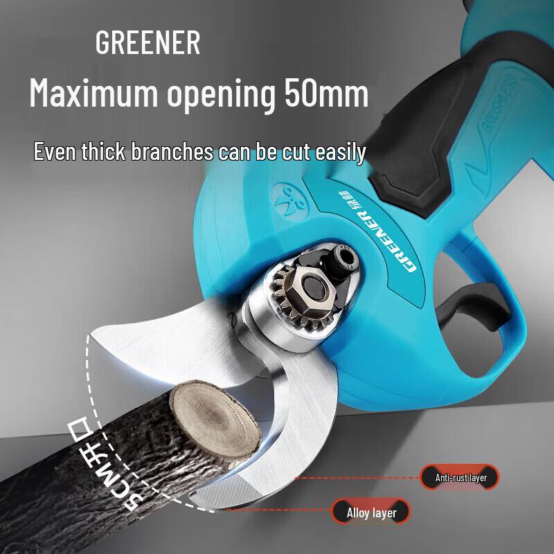 Greener Heavy-duty Electric Pruning Shears CN plug (adapter included)