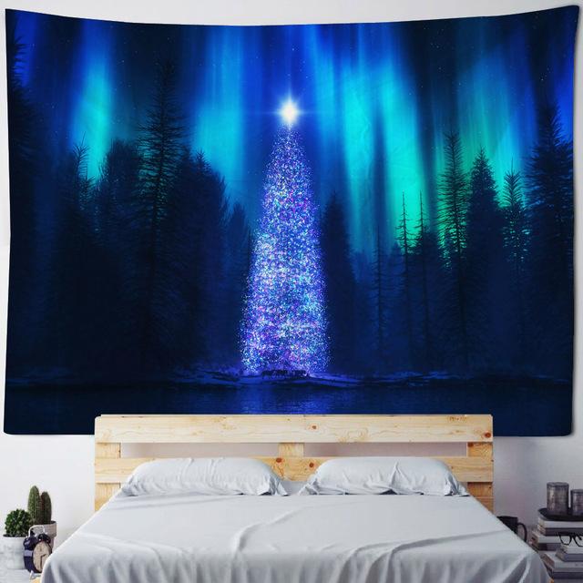 Рождественский декоративный настенный гобелен в сочельник — фото 14