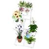 Plant Stand Indoor, Tiered Plant Stand for Indoor Plants, Corner Flower Stand for Living Room, Multi-Layer Metal Frame Plant Shelf (3/4/5/6/7/8 Tiers)