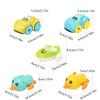 Baby Bath Toys Children Bathing Cute Swimming Duck Water Playing Toys Clockwork Car Cartoon Vehicle Baby Bath Toy for Kids Gift