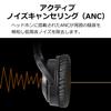CROWD AUDIO ANC Wireless Headphones Active Noise with for Listening to Wired Wireless Bluetooth HP-01 Cancelling, Closed-Back, Mic, Music, &