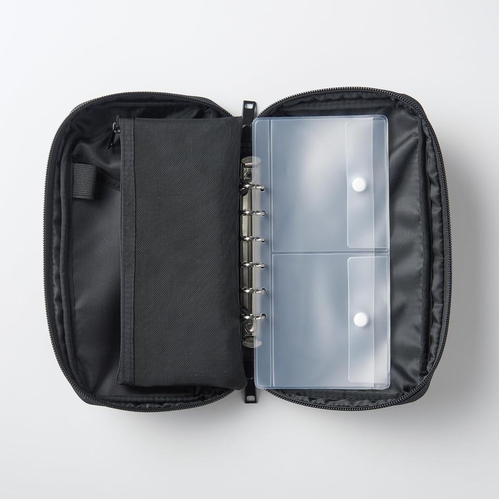 MUJI Passport Case Clear Pocket with 20 X 10 OHF43A0A Refill, Divider, Approx. Cm,
