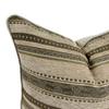 Vintage Classical Soft Heavy Chenille Beige Stripe Pipping Square Pillow Case Sofa Cushion Cover 45 x 45 cm 1 Piece Pack