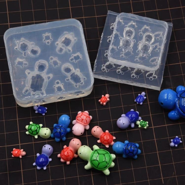 Lovely Designs Sturdy Silicone Mould for Candle and Soap Crafting Portable for Turtles Handmade Gifts and Ornaments