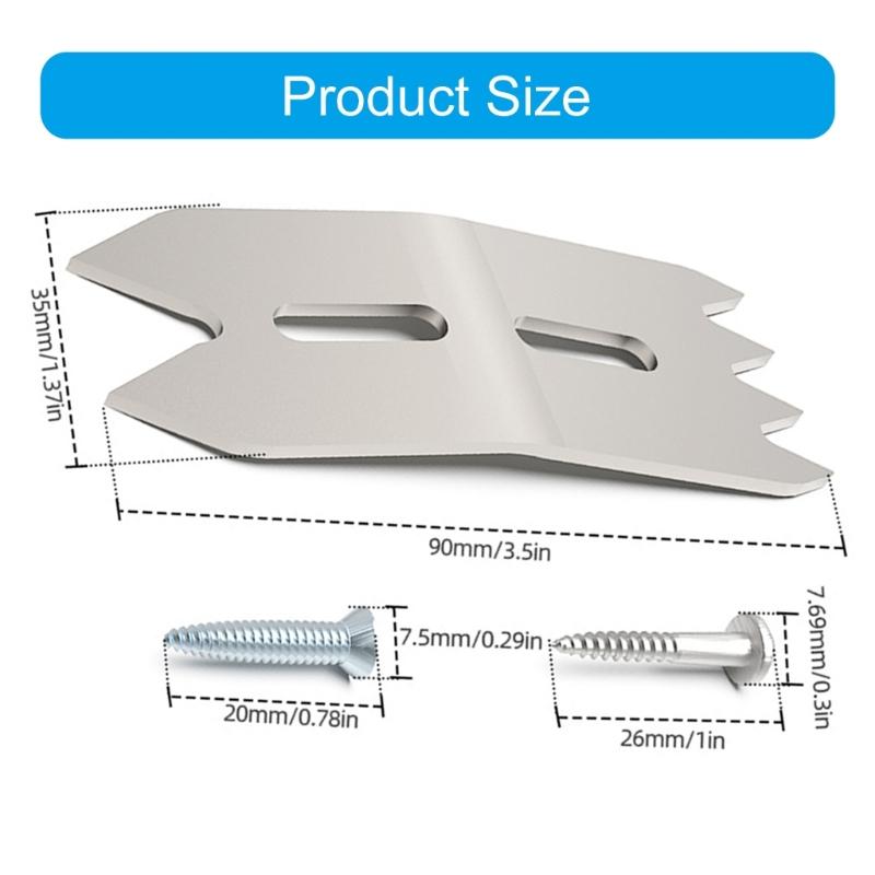 4Pieces Carpentry Clamp Set Durable Metal Construction Ensures Stability and Precision for All Skill Levels in Woodwork